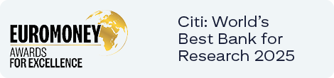 Euromoney Awards - Citi: Worlds best bank for Research 2025