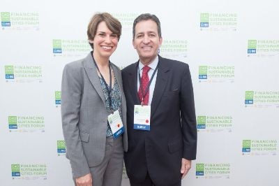 Val Smith, Director of Corporate Sustainability with Helio Lima Magalhães, CEO of Citi Brazil.