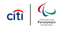 Citi & Internation Paralympic Committee logos